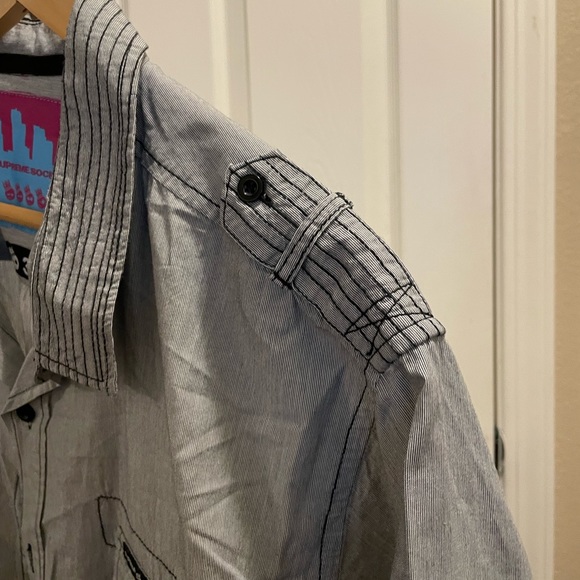 (7) Supreme Society, 3x, Gray, Black - Picture 3 of 6